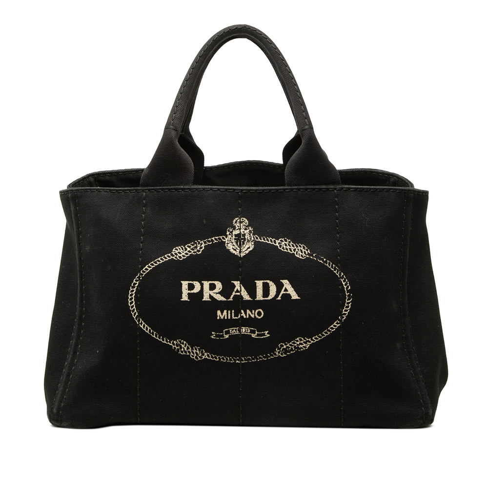 Pre-Loved Prada Canvas Canapa Logo Tote